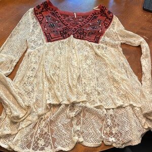 Free people lace long sleeve